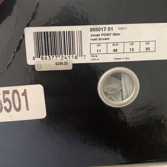 Rust brown Pony hair Alexander Mcqueen Puma collaboration! - Picture 4 of 4